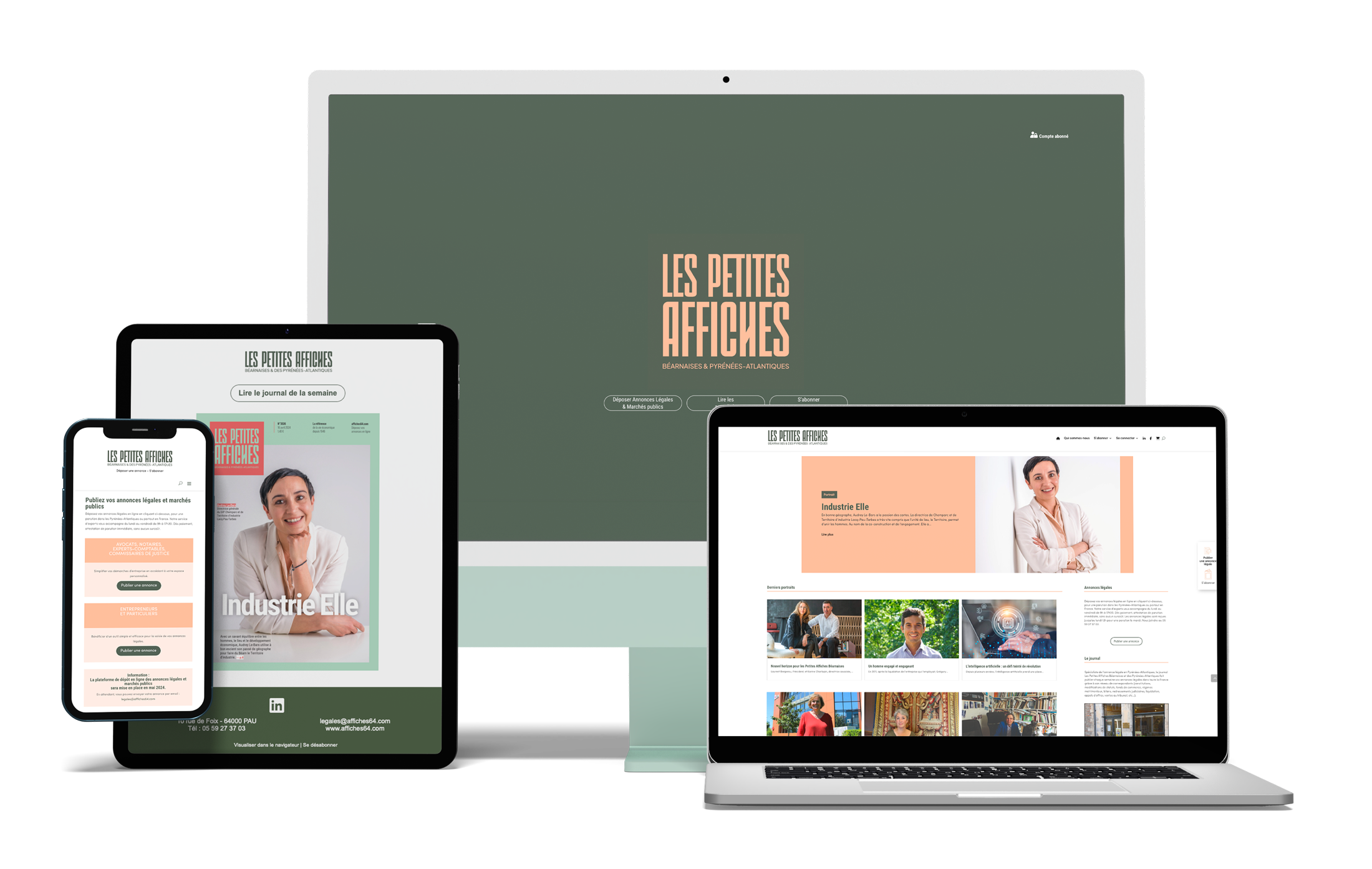 Projet Les Petites Affiches Béarnaises - Agence Valeurs du Sud - Agence de communication à Pau Projet Les Petites Affiches Béarnaises - Agence Valeurs du Sud - Agence de communication à Pau