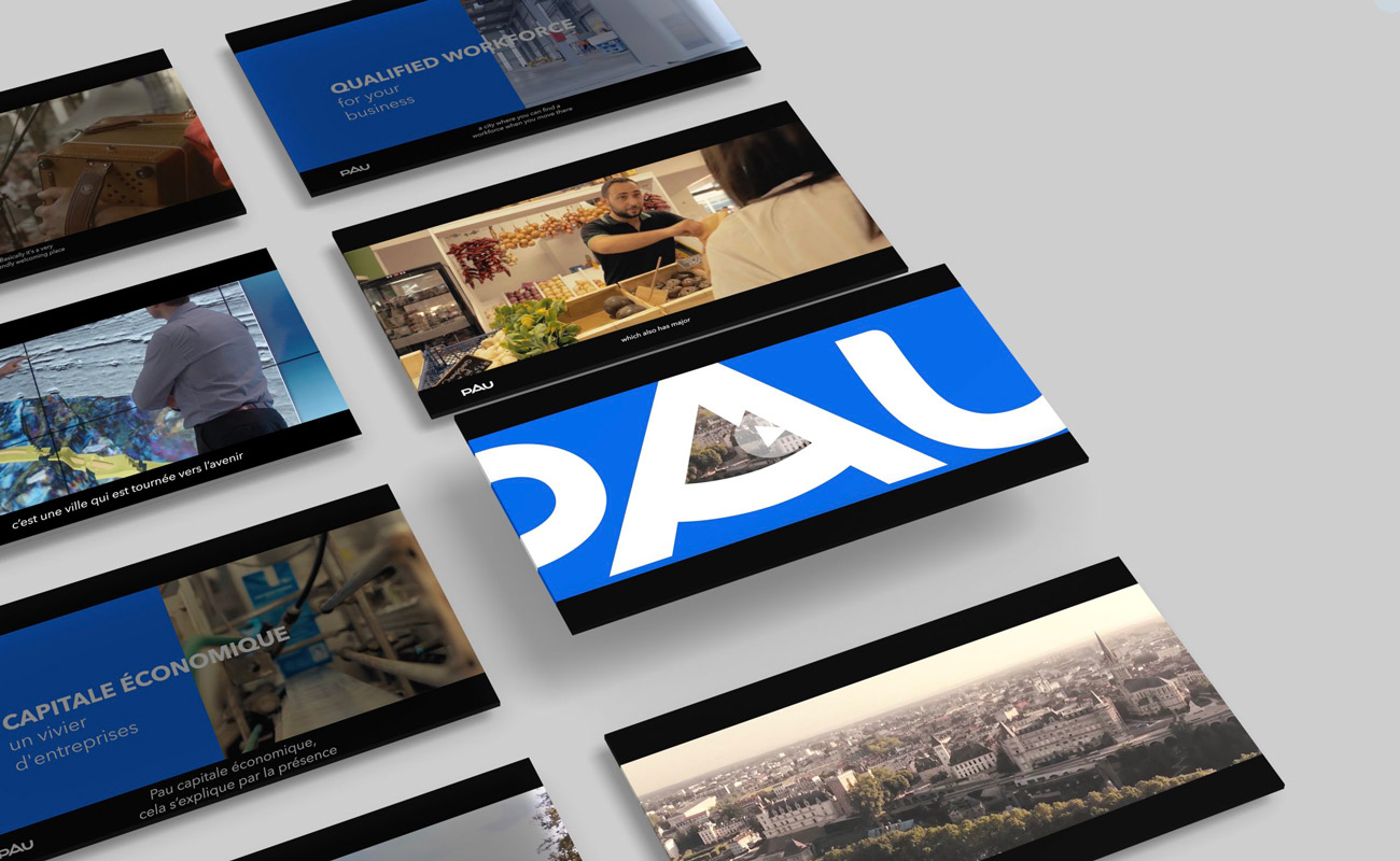 Projet Ville de Pau - Agence Valeurs du Sud - Agence de communication à Pau